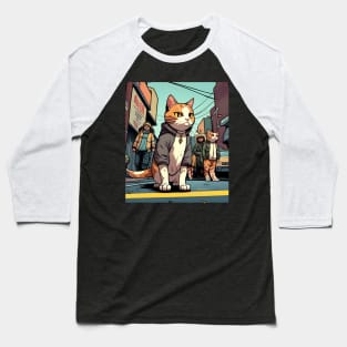 Support Your Local Street Cats Baseball T-Shirt